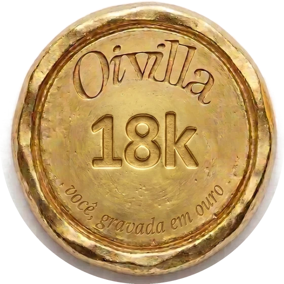 Selo de ouro Oivilla 18k